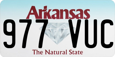 AR license plate 977VUC