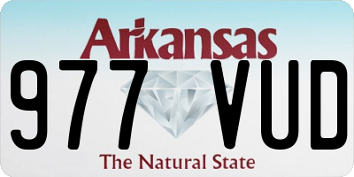 AR license plate 977VUD