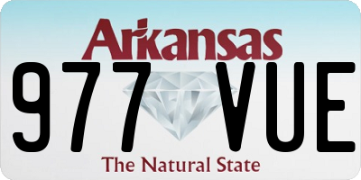 AR license plate 977VUE