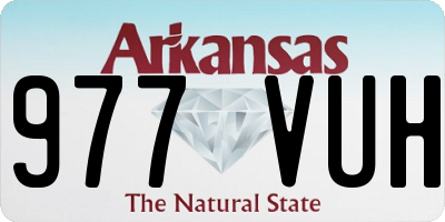 AR license plate 977VUH