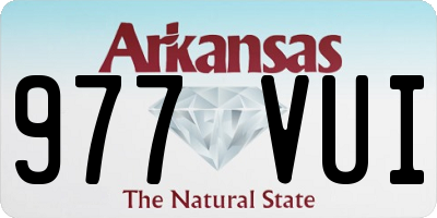 AR license plate 977VUI