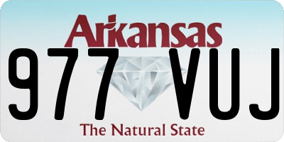 AR license plate 977VUJ
