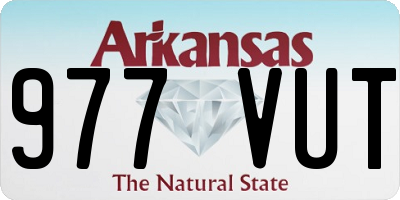 AR license plate 977VUT