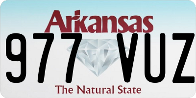AR license plate 977VUZ