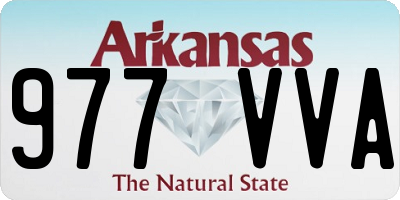 AR license plate 977VVA