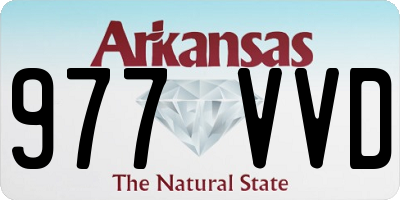 AR license plate 977VVD