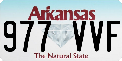 AR license plate 977VVF