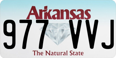 AR license plate 977VVJ