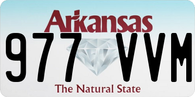 AR license plate 977VVM