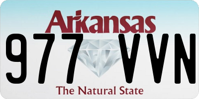 AR license plate 977VVN
