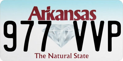 AR license plate 977VVP
