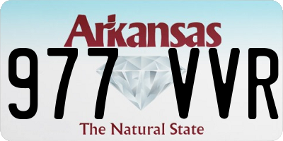 AR license plate 977VVR
