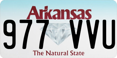 AR license plate 977VVU