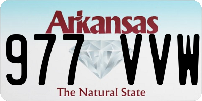 AR license plate 977VVW