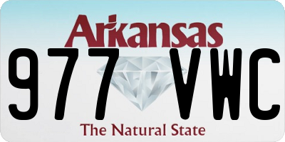 AR license plate 977VWC