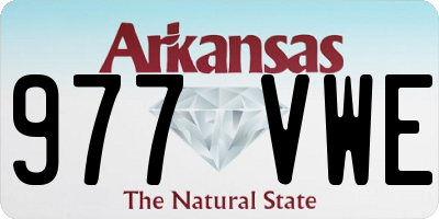AR license plate 977VWE
