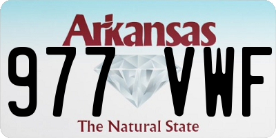AR license plate 977VWF
