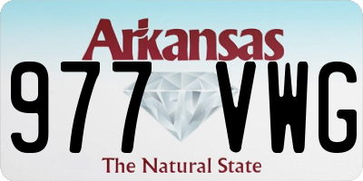 AR license plate 977VWG
