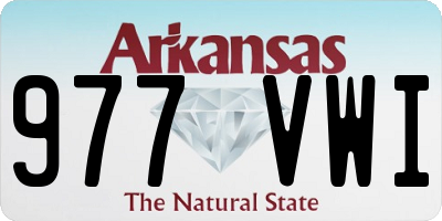 AR license plate 977VWI