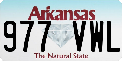 AR license plate 977VWL