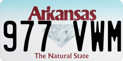 AR license plate 977VWM