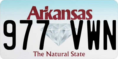 AR license plate 977VWN