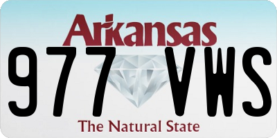 AR license plate 977VWS