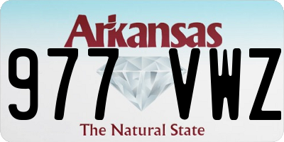 AR license plate 977VWZ