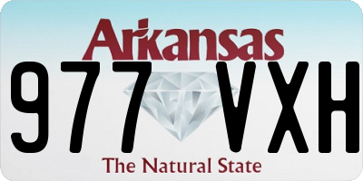 AR license plate 977VXH