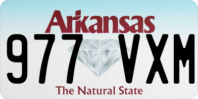 AR license plate 977VXM