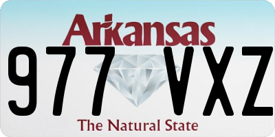 AR license plate 977VXZ