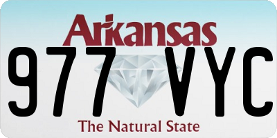 AR license plate 977VYC