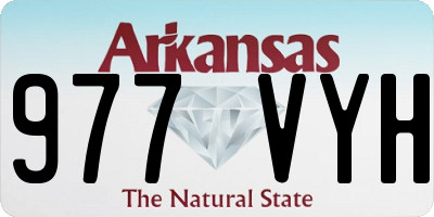 AR license plate 977VYH
