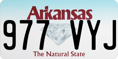 AR license plate 977VYJ