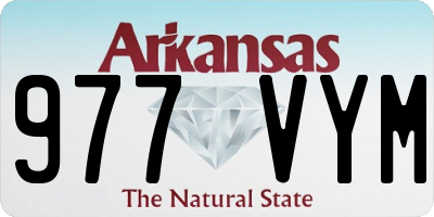 AR license plate 977VYM