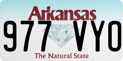 AR license plate 977VYO