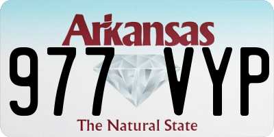AR license plate 977VYP