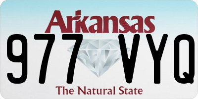 AR license plate 977VYQ