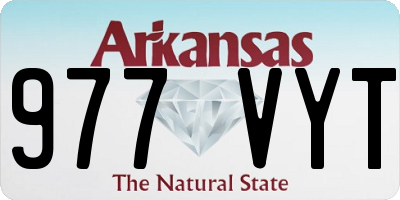 AR license plate 977VYT