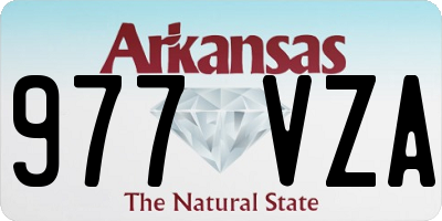 AR license plate 977VZA