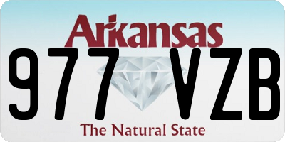 AR license plate 977VZB