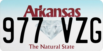 AR license plate 977VZG