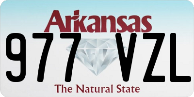 AR license plate 977VZL