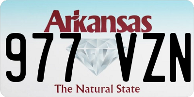AR license plate 977VZN