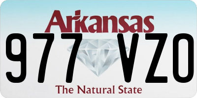 AR license plate 977VZO