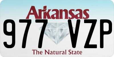 AR license plate 977VZP
