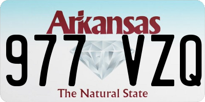 AR license plate 977VZQ