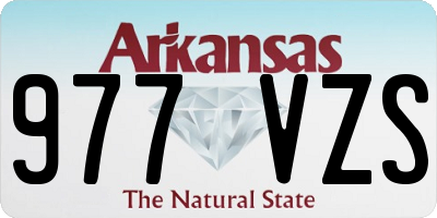AR license plate 977VZS