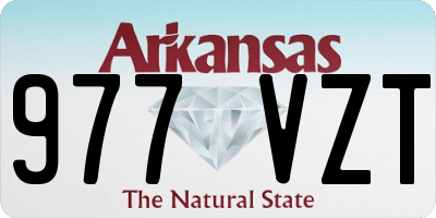 AR license plate 977VZT
