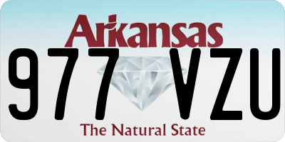AR license plate 977VZU